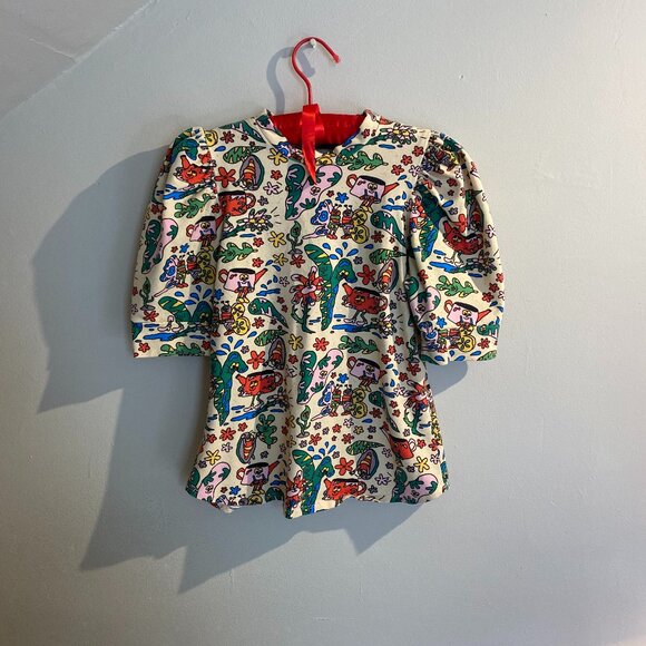 Nooworks Tops - Nooworks Bug Out Top with Puff Sleeves